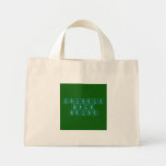 Periodic
 Table
 Writer  Tiny Tote Canvas Bag