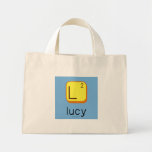 
 L
 lucy  Tiny Tote Canvas Bag