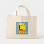 E
 EMMA  Tiny Tote Canvas Bag