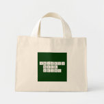 Periodic
 Table
 Writer  Tiny Tote Canvas Bag