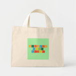 Periodic
 Table
 Writer  Tiny Tote Canvas Bag