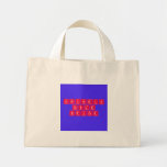 Periodic
 Table
 Writer  Tiny Tote Canvas Bag