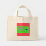 lyricas Street  Tiny Tote Canvas Bag
