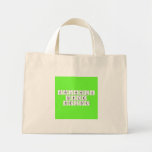 Periodic
 Table
 Writer  Tiny Tote Canvas Bag