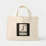 J
 JENNIFER'S
 PHONE  Tiny Tote Canvas Bag