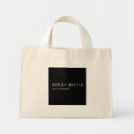 SHPLEY  Tiny Tote Canvas Bag