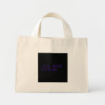  all base  caproek  Tiny Tote Canvas Bag