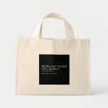 Ridwaan TaLiEp Ave  Tiny Tote Canvas Bag