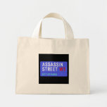 ASSASSIN Street  Tiny Tote Canvas Bag