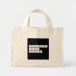 Periodic
 Table
 Writer  Tiny Tote Canvas Bag