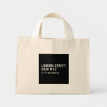 LONDON STREET SIGN  Tiny Tote Canvas Bag