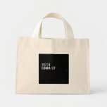 115TH Goma St  Tiny Tote Canvas Bag