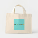 keep calm and science on  Tiny Tote Canvas Bag