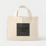 Periodic
 Table
 Writer  Tiny Tote Canvas Bag