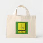 J
 JENNI  Tiny Tote Canvas Bag