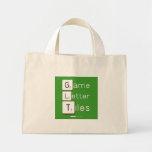 Game
 Letter
 Tiles  Tiny Tote Canvas Bag