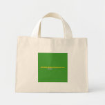 Keep Calm Cynthia Malefane is here  Tiny Tote Canvas Bag