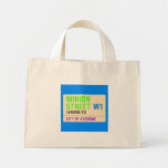 Minion Street  Tiny Tote Canvas Bag