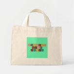 Periodic
 Table
 Writer  Tiny Tote Canvas Bag