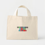 Periodic
 Table
 Writer  Tiny Tote Canvas Bag