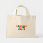 Periodic
 Table
 Writer  Tiny Tote Canvas Bag