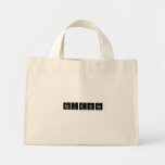 science  Tiny Tote Canvas Bag