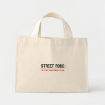 Street food  Tiny Tote Canvas Bag