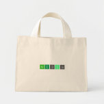 Bautista  Tiny Tote Canvas Bag