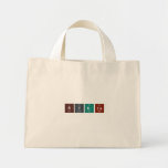 Burcu  Tiny Tote Canvas Bag