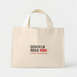 Gosfield Road  Tiny Tote Canvas Bag