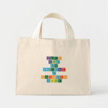 KEEP CALM AND REMEMBER A PERIODIC TABLE  Tiny Tote Canvas Bag