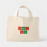 candy
 cane  Tiny Tote Canvas Bag