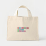 Periodic
 Table
 Writer  Tiny Tote Canvas Bag