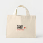 Niamh Street  Tiny Tote Canvas Bag