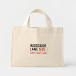 Woodside Lane  Tiny Tote Canvas Bag