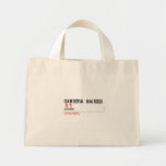DANDORA  NAIROBI   Tiny Tote Canvas Bag