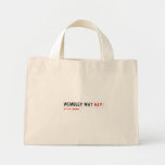 Wembley Way  Tiny Tote Canvas Bag