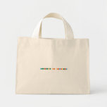 department of chemistry  Tiny Tote Canvas Bag
