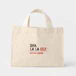 sha la la  Tiny Tote Canvas Bag