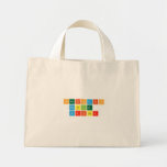 Periodic
 Table
 Writer  Tiny Tote Canvas Bag