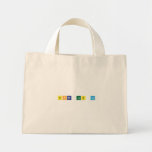 Boba Lab co  Tiny Tote Canvas Bag