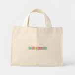 Anthony  Tiny Tote Canvas Bag