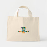Keep
 calm
 and 
 experiment
 on  Tiny Tote Canvas Bag