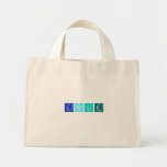 leslie  Tiny Tote Canvas Bag