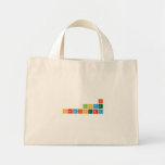 I
 love
 chemistry  Tiny Tote Canvas Bag