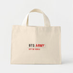 bts  Tiny Tote Canvas Bag