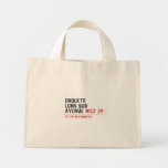 enquete  lons sud  avenue  Tiny Tote Canvas Bag