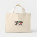 Wilderness  Street  Tiny Tote Canvas Bag