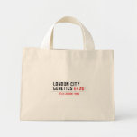 LONDON CITY  GENETICS  Tiny Tote Canvas Bag