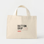 HATTON DRIP  Tiny Tote Canvas Bag